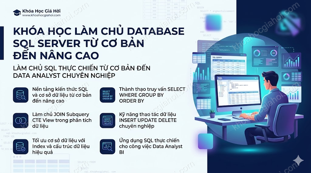 Khóa Học Làm Chủ Database (Sql Server): Từ Cơ Bản Đến Nâng Cao