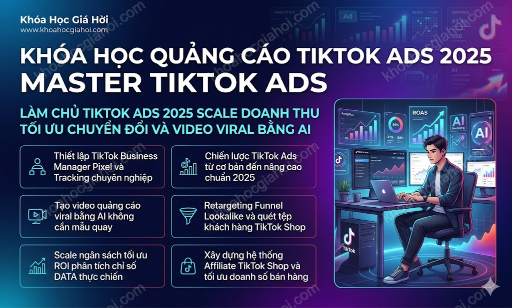Khóa Học Quảng Cáo Tiktok Ads 2025 - Master Tiktok Ads