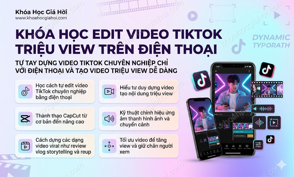 Khóa Học Edit Video Tiktok Triệu View Trên Điện Thoại