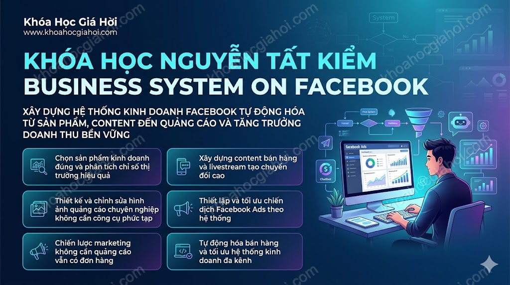 Khóa Học Nguyễn Tất Kiểm Business System On Facebook