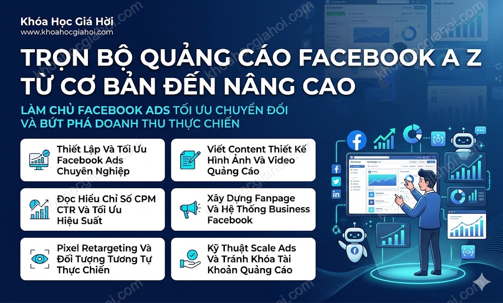 Trọn Bộ Quảng Cáo Facebook A - Z Từ Cơ Bản Đến Nâng Cao