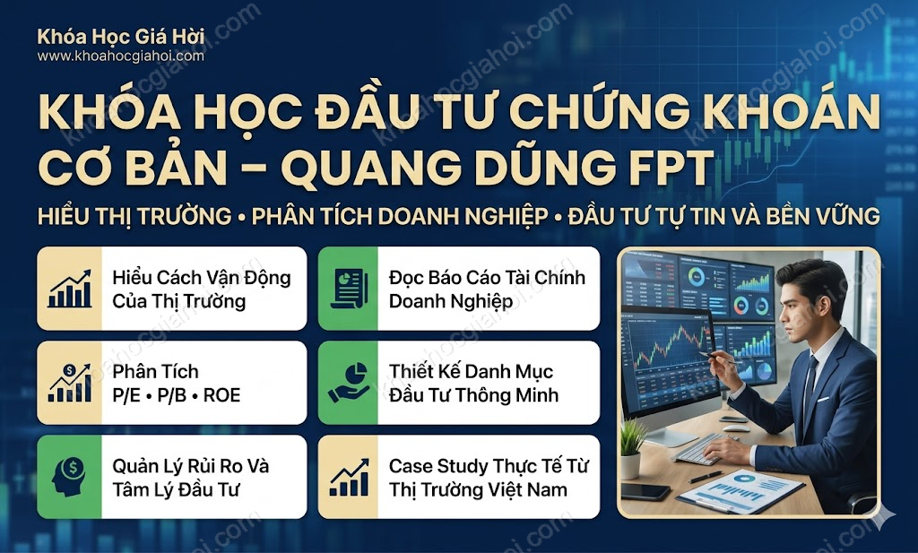 Khóa Học Đầu Tư Chứng Khoán Cơ Bản – Quang Dũng Fpt