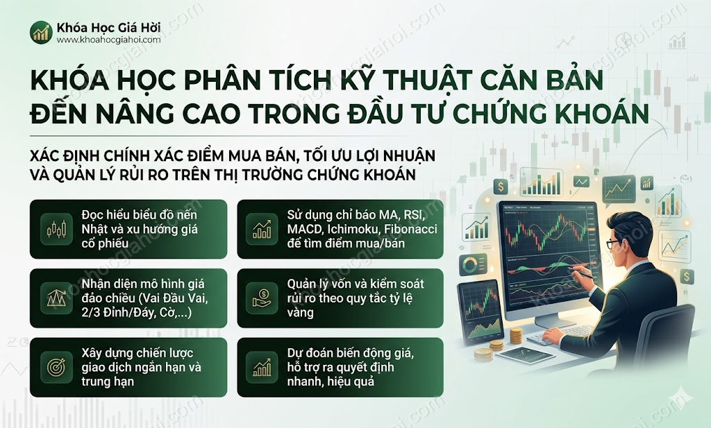 Khóa Học Phân Tích Kỹ Thuật Căn Bản Đến Nâng Cao Trong Đầu Tư Chứng Khoán