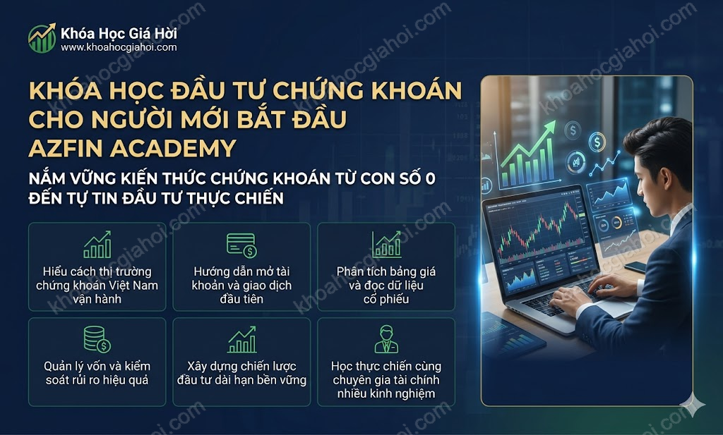 Khóa Học Đầu Tư Chứng Khoán Cho Người Mới Bắt Đầu Azfin Academy