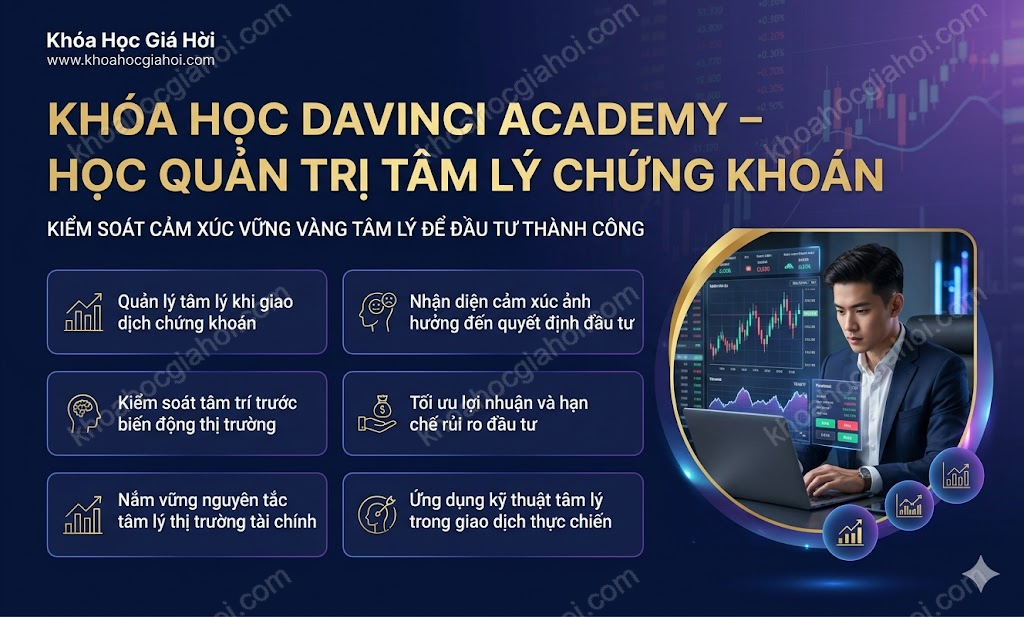Khóa Học DaVinci Academy – Học Quản Trị Tâm Lý Chứng Khoán