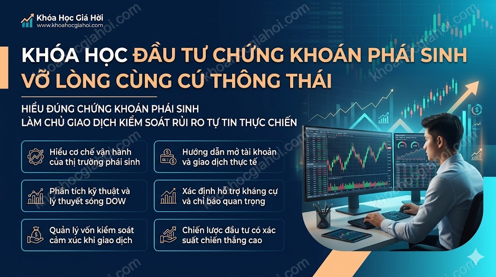 Khóa Học Đầu Tư Chứng Khoán Phái Sinh Vỡ Lòng Cùng Cú Thông Thái