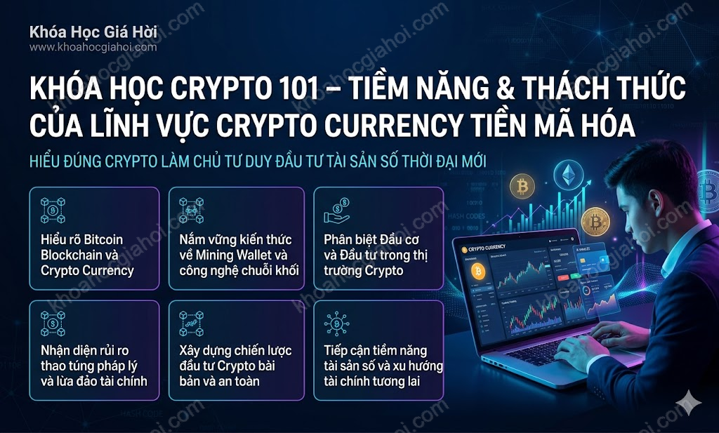Khóa Học Kiếm Hàng Ngàn Đô Từ Crypto Không Cần Vốn