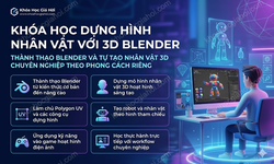 Khóa Học Dựng Hình Nhân Vật Với 3D Blender