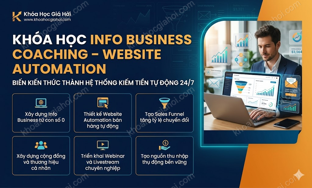 Khóa Học Info Business Coaching – Website Automation