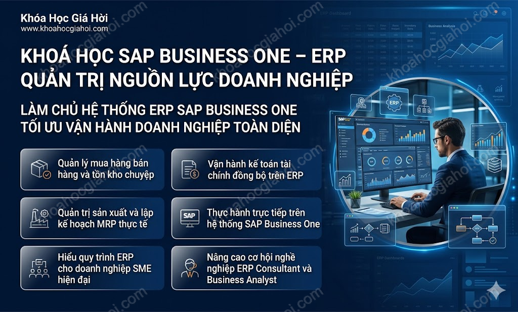 Khoá Học Sap Business One – Erp Quản Trị Nguồn Lực Doanh Nghiệp