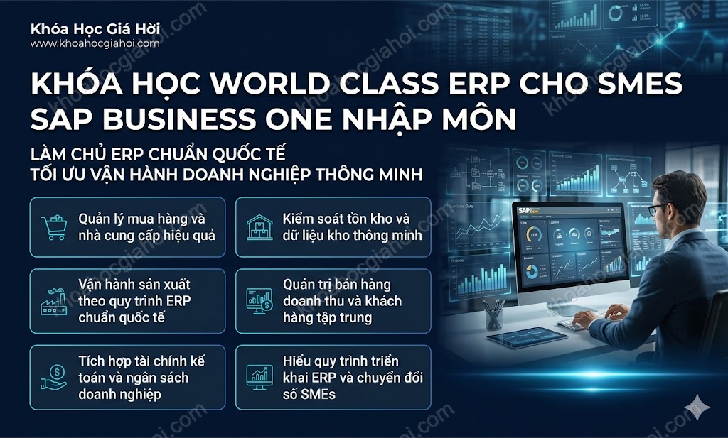 Khóa Học World Class ERP Cho SMEs - SAP Business One Nhập Môn
