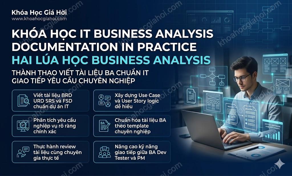 Khóa Học IT Business Analysis Documentation In Practice Hai Lúa Học Business Analysis