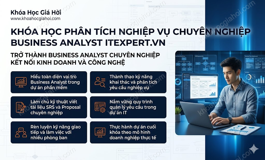 Khóa Học Phân Tích Nghiệp Vụ Chuyên Nghiệp (Business Analyst) Itexpert.vn