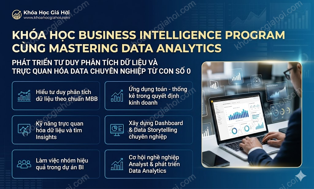 Khóa Học Business Intelligence Program Cùng Mastering Data Analytics