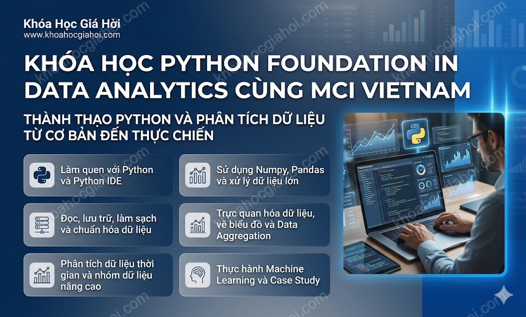 Khóa Học Python Foundation In Data Analytics Cùng Mci Vietnam