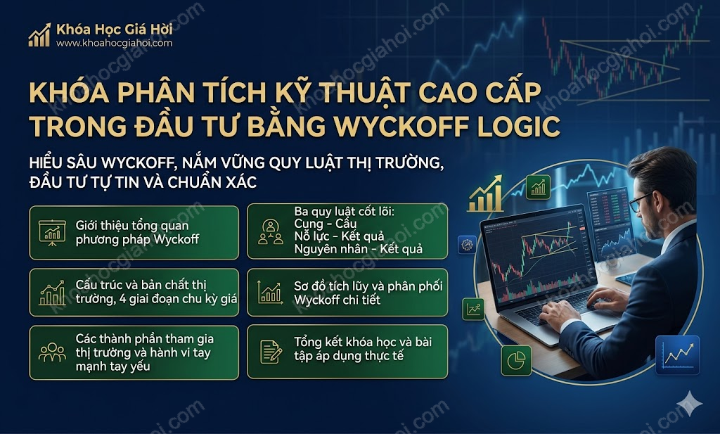 Khóa Phân Tích Kỹ Thuật Cao Cấp Trong Đầu Tư Bằng Wyckoff Logic