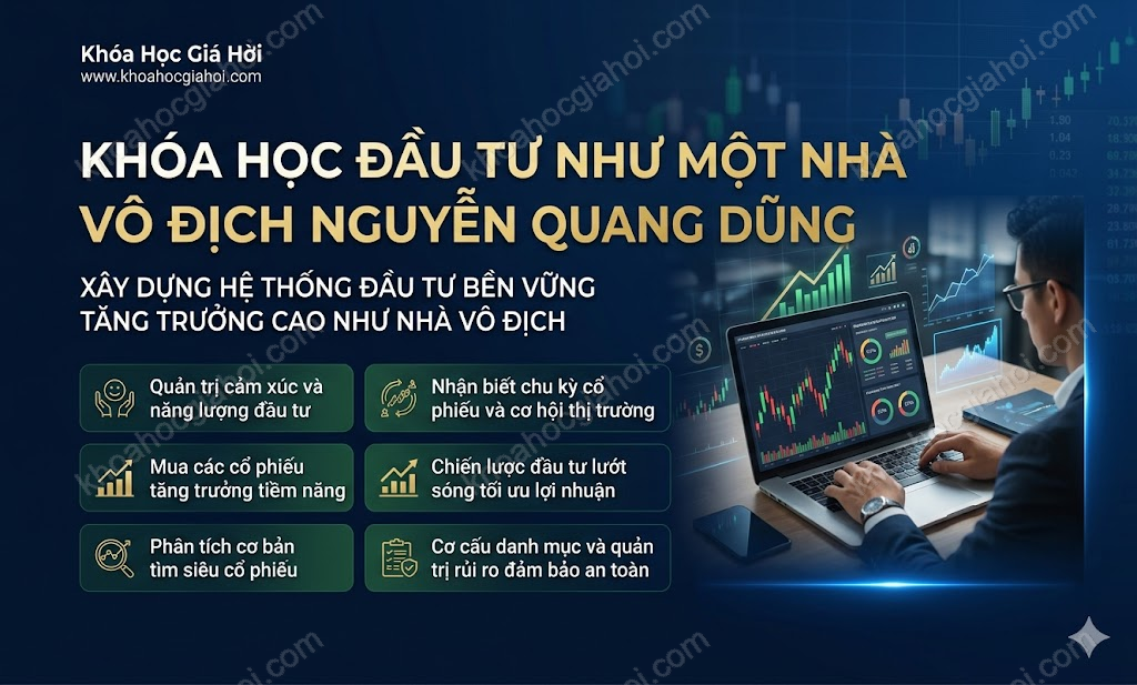 Khóa Học Đầu Tư Như Một Nhà Vô Địch Nguyễn Quang Dũng