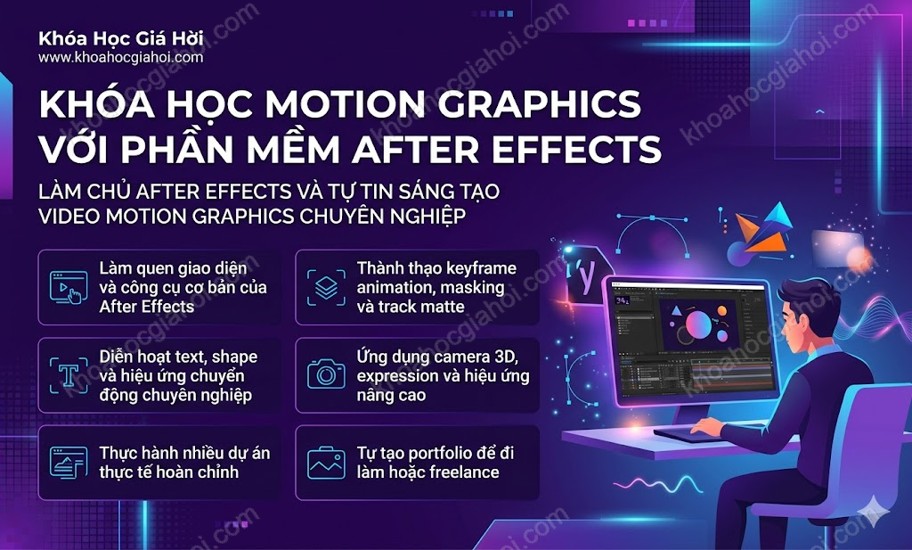 Khóa Học Motion Graphics Với Phần Mềm After Effects