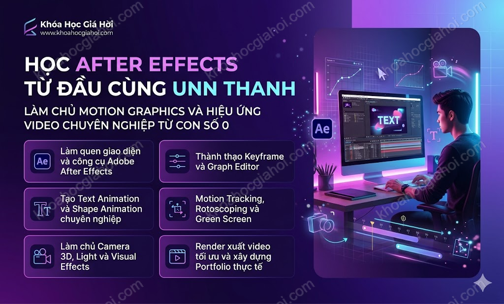 Học After Effects Từ Đầu Cùng Unn Thanh