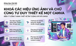 Khoá Các Hiệu Ứng Ảnh Và Chữ Cùng Tư Duy Thiết Kế Mọt Canva