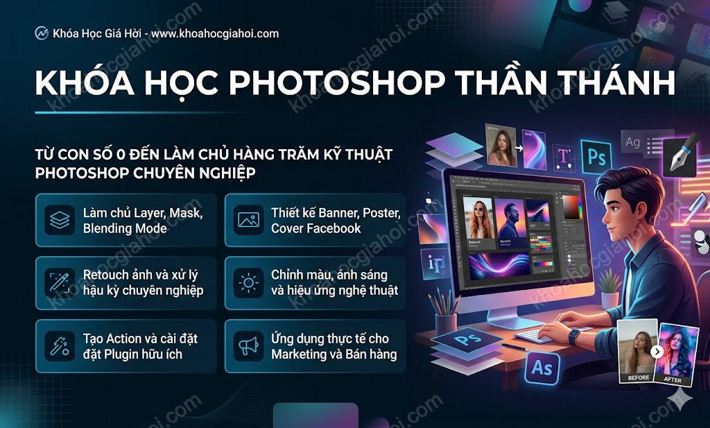 Khóa Học Photoshop Thần Thánh