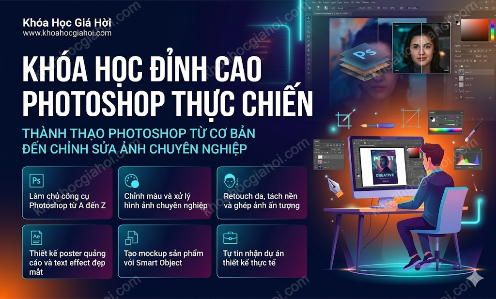 Khóa Học Đỉnh Cao Photoshop Thực Chiến