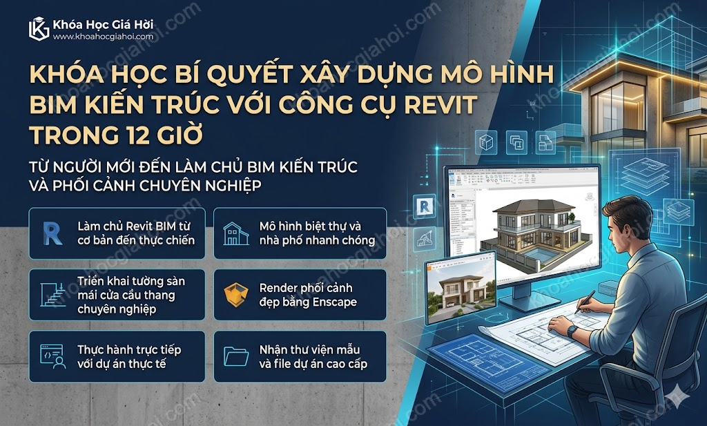 Khóa Học Dynamo Thực Chiến - Giúp Tăng Tốc Revit