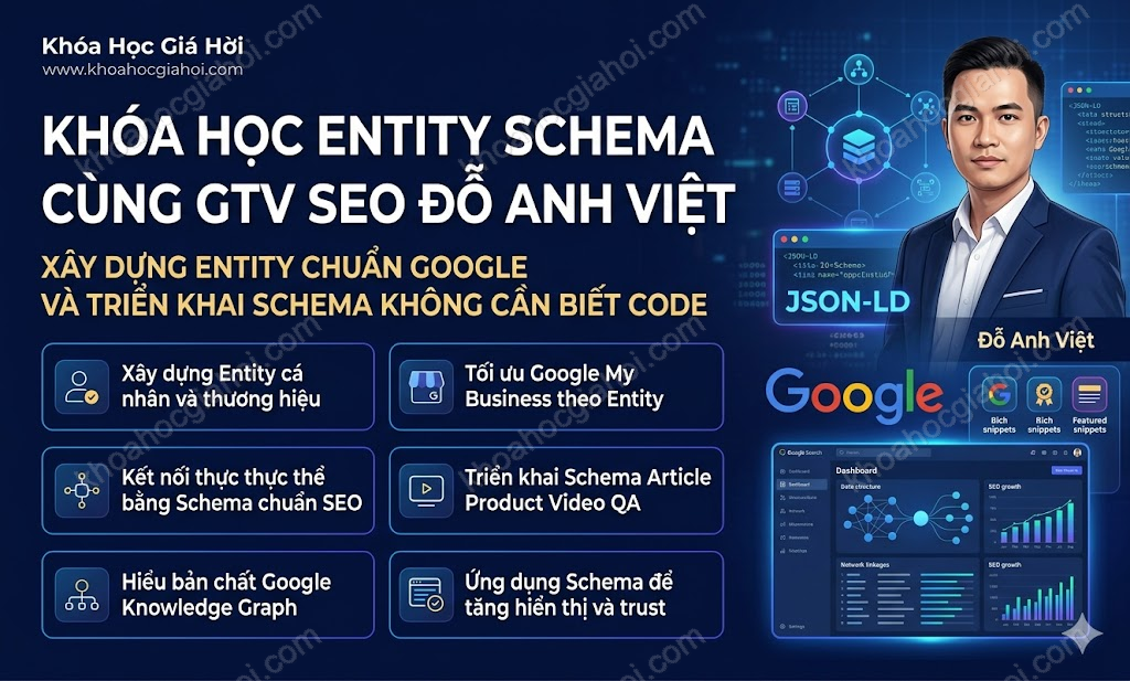 Khóa Học Entity Schema Cùng Gtv Seo Đỗ Anh Việt
