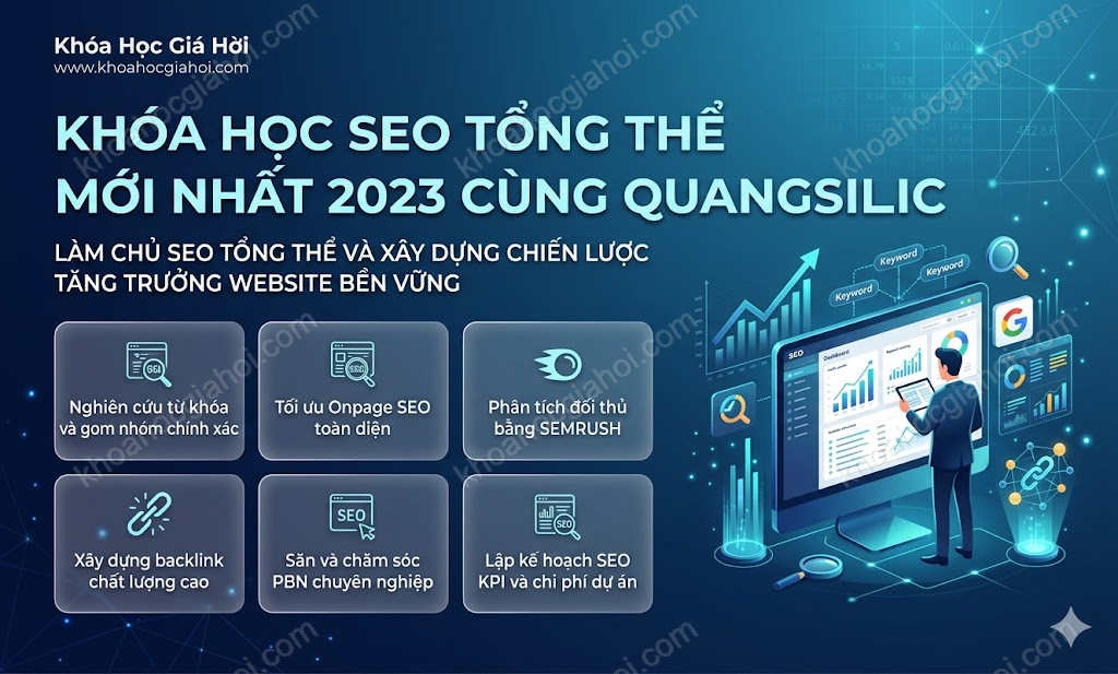 Khóa Học Seo Tổng Thể Mới Nhất 2023 Cùng Quangsilic