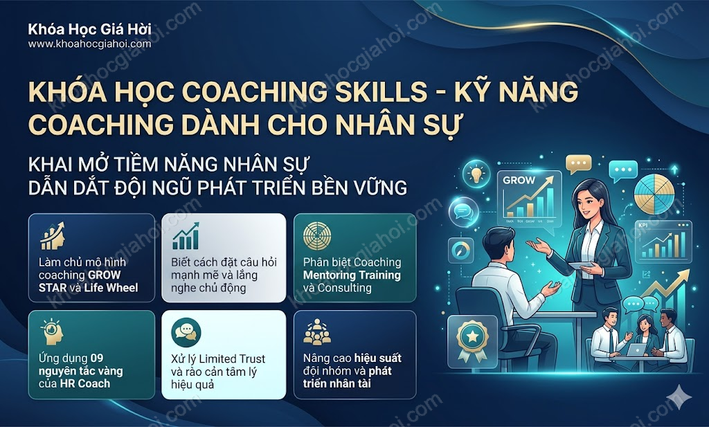 Khóa Học Coaching Skills - Kỹ Năng Coaching Dành Cho Nhân Sự