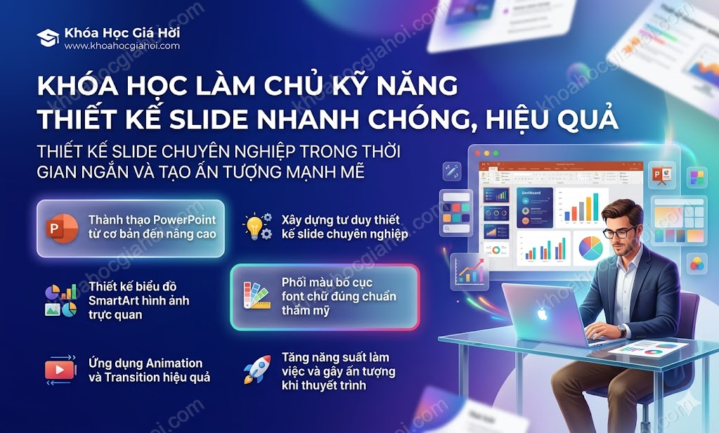 Khóa Học Làm Chủ Kỹ Năng Thiết Kế Slide Nhanh Chóng, Hiệu Quả