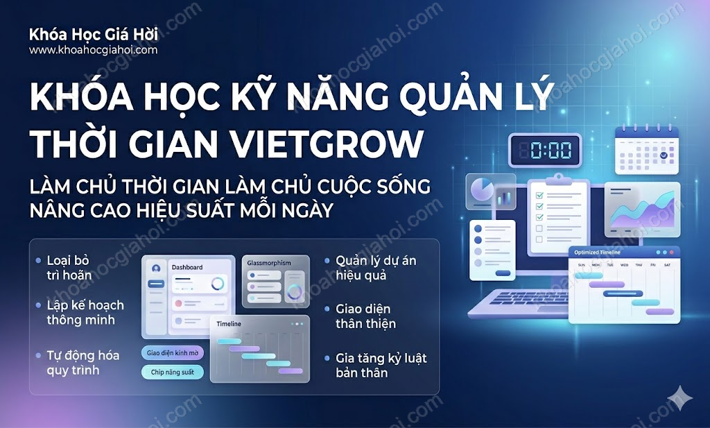 Khóa Học Kỹ Năng Quản Lý Thời Gian Vietgrow