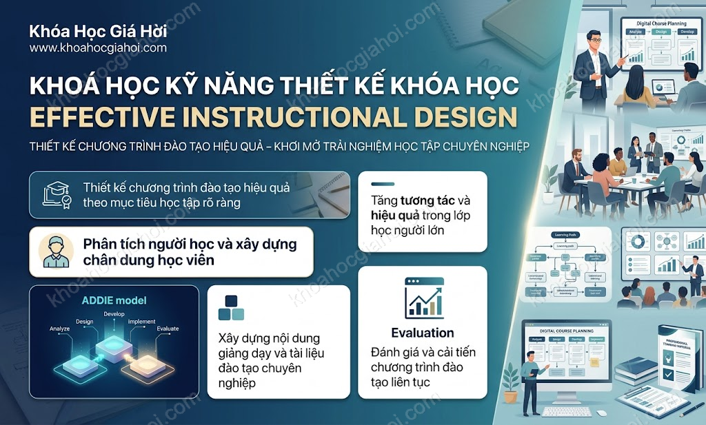 Khóa Học Kỹ Năng Thiết Kế Khóa Học Effective Instructional Design