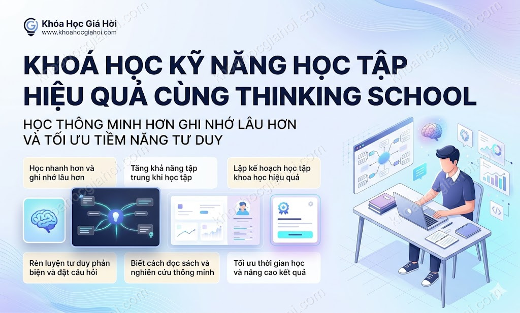 Khoá Học Kỹ Năng Học Tập Hiệu Quả Cùng Thinking School