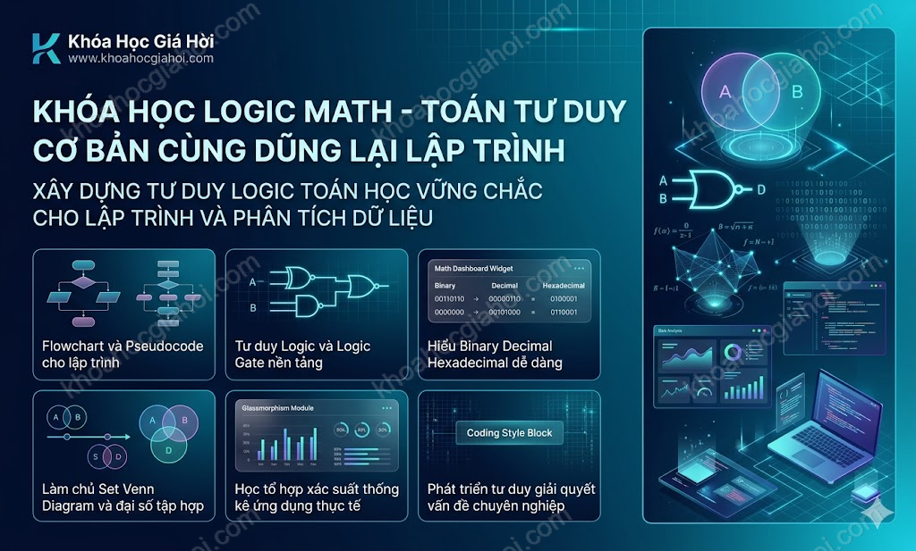 Khóa Học Logic Math - Toán Tư Duy Cơ Bản Cùng Dũng Lại Lập Trình