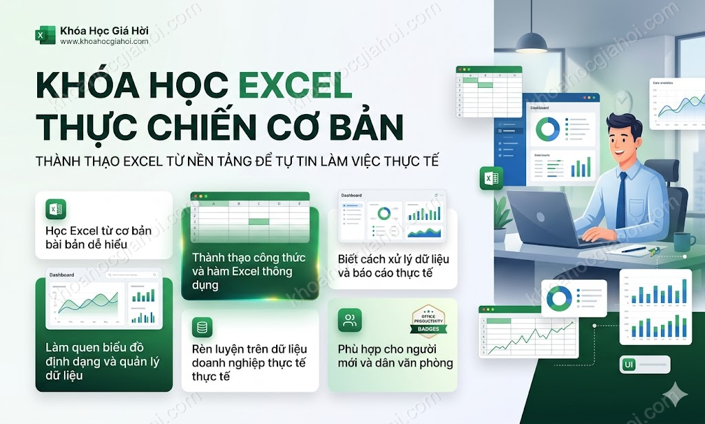 Khóa Học Excel Thực Chiến - Cơ Bản