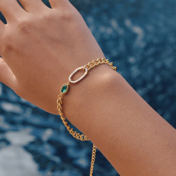 Bracelet L'Oeil d'Emeraude