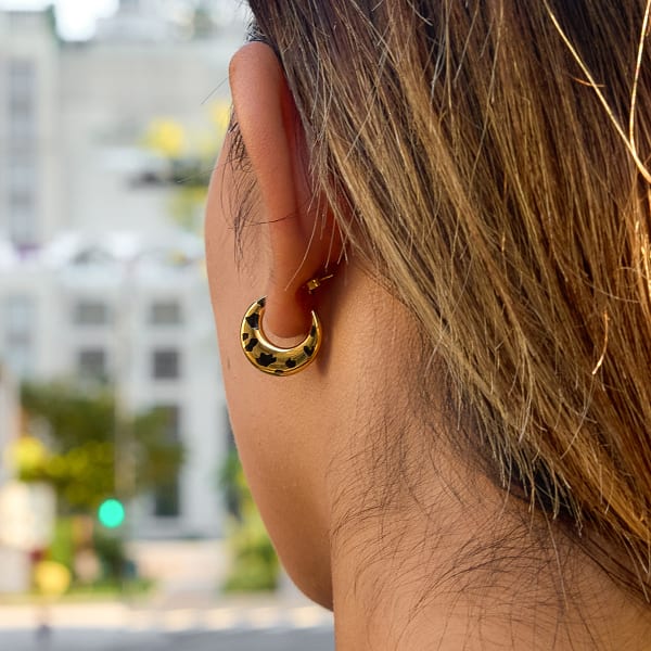 Boucles Panthère Dorée 