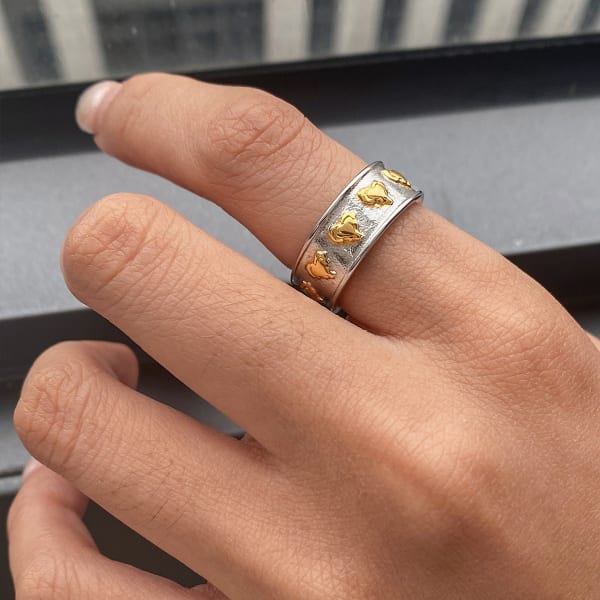 Bague Coeur d'Acier