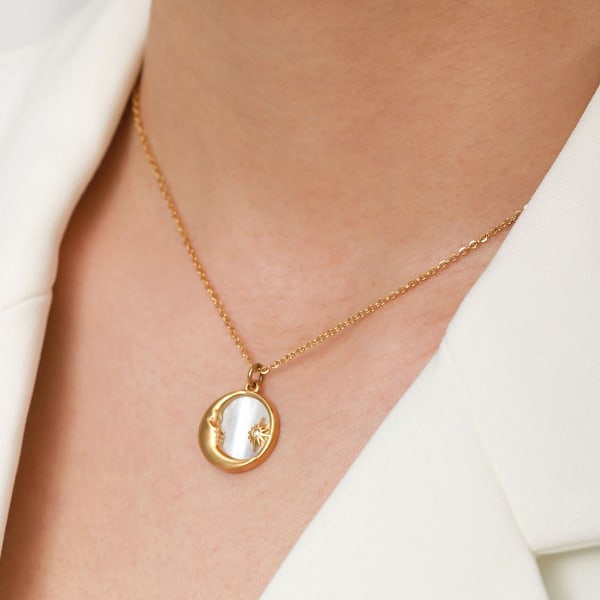 Collier Sélené Au Coeur De Nacre