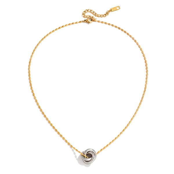 Collier Entrelace D'Infinie