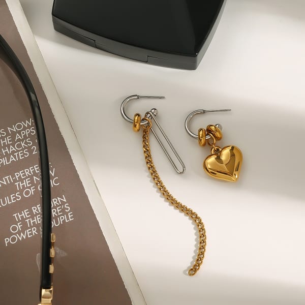 Boucles Chaîne de Coeur