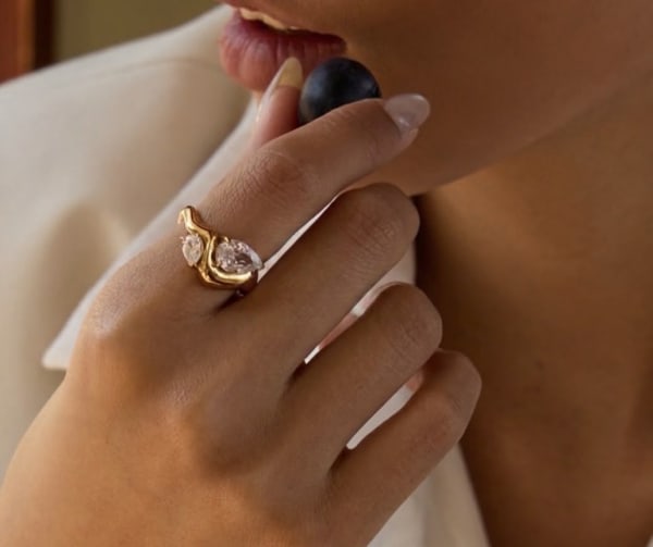 Bague Lumières Jumelles