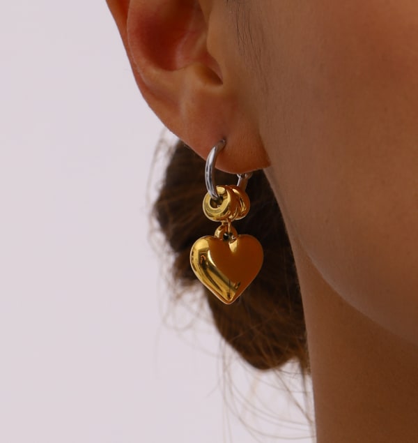 Boucles Chaîne de Coeur