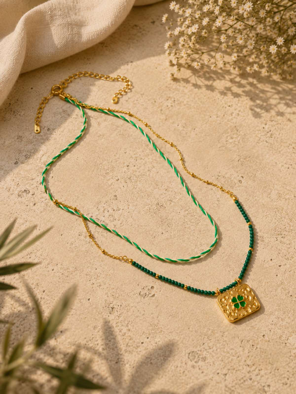 Collier Jardin D'Emeraude