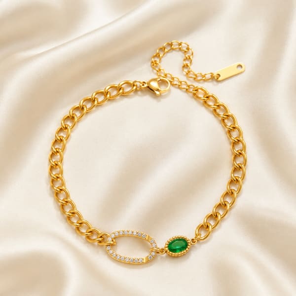 Bracelet L'Oeil d'Emeraude