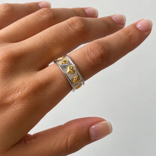 Bague Coeur d'Acier