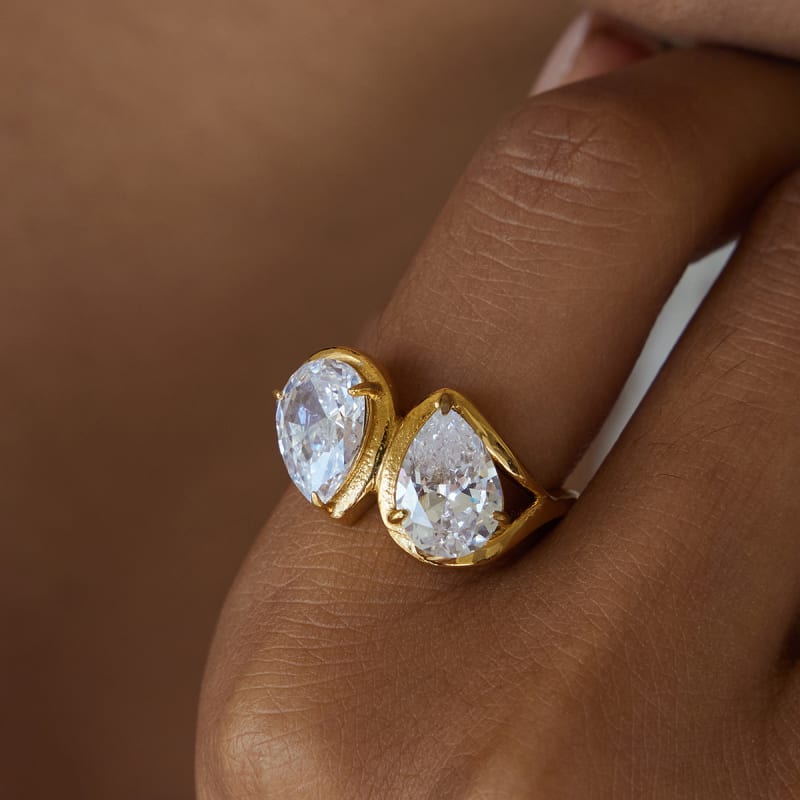 Bague ondulée duo 2