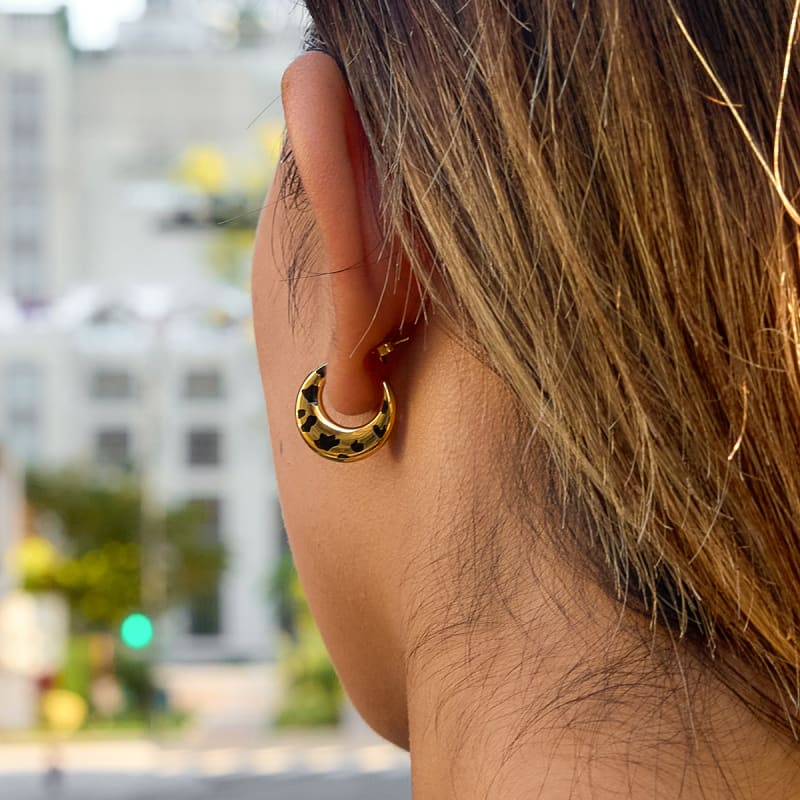 Boucles Panthère Dorée