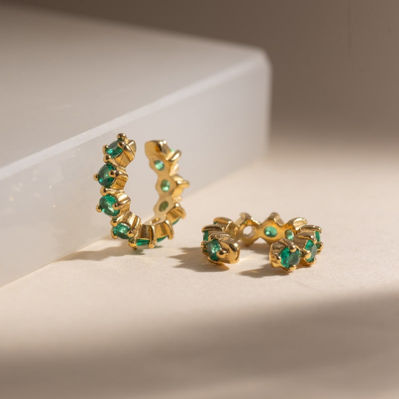 Ear cuff Elixir Vert
